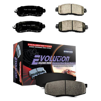 PowerStop® - Z16 Evolution Clean Ride Ceramic Front and Rear Disc Brake Pad Set