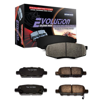 PowerStop® - Z16 Evolution Clean Ride Ceramic Front and Rear Disc Brake Pad Set