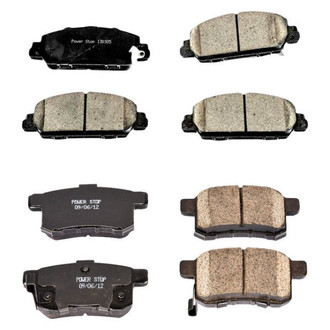 PowerStop® - Z16 Evolution Clean Ride Ceramic Front and Rear Disc Brake Pad Set