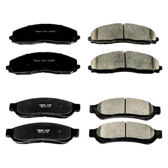 PowerStop® - Z16 Evolution Clean Ride Ceramic Front and Rear Disc Brake Pad Set