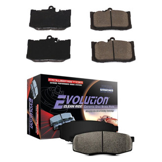 PowerStop® - Z16 Evolution Clean Ride Ceramic Front and Rear Disc Brake Pad Set