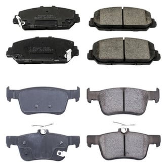 PowerStop® - Z16 Evolution Clean Ride Ceramic Front and Rear Disc Brake Pad Set