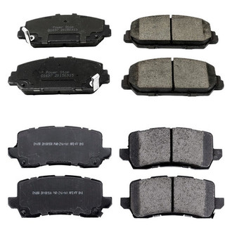 PowerStop® - Z16 Evolution Clean Ride Ceramic Front and Rear Disc Brake Pad Set