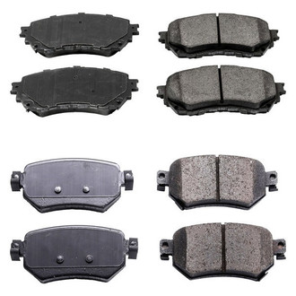 PowerStop® - Z16 Evolution Clean Ride Ceramic Front and Rear Disc Brake Pad Set
