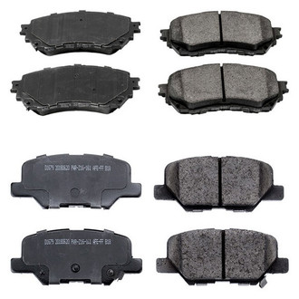 PowerStop® - Z16 Evolution Clean Ride Ceramic Front and Rear Disc Brake Pad Set