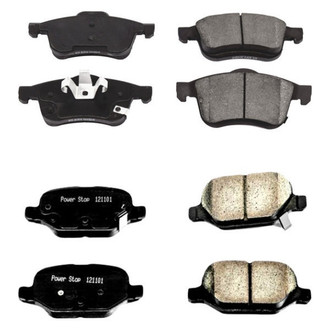 PowerStop® - Z16 Evolution Clean Ride Ceramic Front and Rear Disc Brake Pad Set