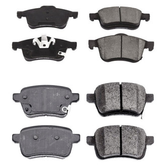 PowerStop® - Z16 Evolution Clean Ride Ceramic Front and Rear Disc Brake Pad Set