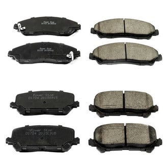 PowerStop® - Z16 Evolution Clean Ride Ceramic Front and Rear Disc Brake Pad Set