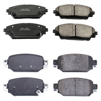 PowerStop® - Z16 Evolution Clean Ride Ceramic Front and Rear Disc Brake Pad Set