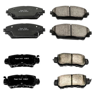 PowerStop® - Z16 Evolution Clean Ride Ceramic Front and Rear Disc Brake Pad Set