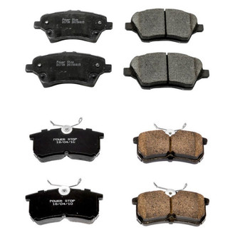 PowerStop® - Z16 Evolution Clean Ride Ceramic Front and Rear Disc Brake Pad Set