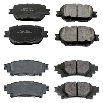 PowerStop® - Z16 Evolution Clean Ride Ceramic Front and Rear Disc Brake Pad Set