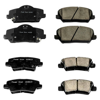 PowerStop® - Z16 Evolution Clean Ride Ceramic Front and Rear Disc Brake Pad Set