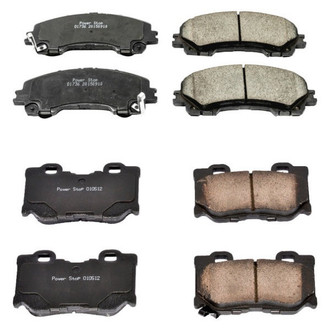 PowerStop® - Z16 Evolution Clean Ride Ceramic Front and Rear Disc Brake Pad Set