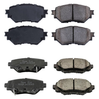 PowerStop® - Z16 Evolution Clean Ride Ceramic Front and Rear Disc Brake Pad Set