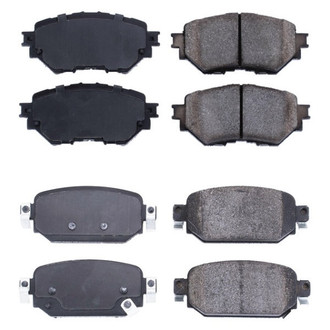 PowerStop® - Z16 Evolution Clean Ride Ceramic Front and Rear Disc Brake Pad Set