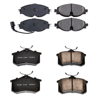 PowerStop® - Z16 Evolution Clean Ride Ceramic Front and Rear Disc Brake Pad Set