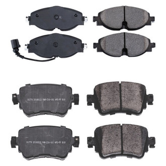 PowerStop® - Z16 Evolution Clean Ride Ceramic Front and Rear Disc Brake Pad Set