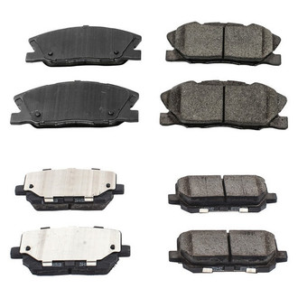 PowerStop® - Z16 Evolution Clean Ride Ceramic Front and Rear Disc Brake Pad Set