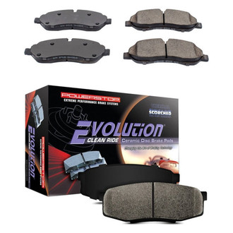 PowerStop® - Z16 Evolution Clean Ride Ceramic Front and Rear Disc Brake Pad Set