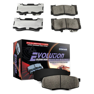 PowerStop® - Z16 Evolution Clean Ride Ceramic Front and Rear Disc Brake Pad Set