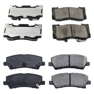PowerStop® - Z16 Evolution Clean Ride Ceramic Front and Rear Disc Brake Pad Set