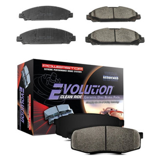 PowerStop® - Z16 Evolution Clean Ride Ceramic Front and Rear Disc Brake Pad Set