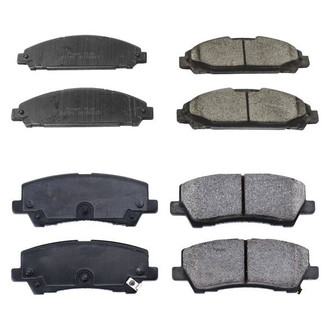 PowerStop® - Z16 Evolution Clean Ride Ceramic Front and Rear Disc Brake Pad Set