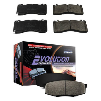 PowerStop® - Z16 Evolution Clean Ride Ceramic Front and Rear Disc Brake Pad Set