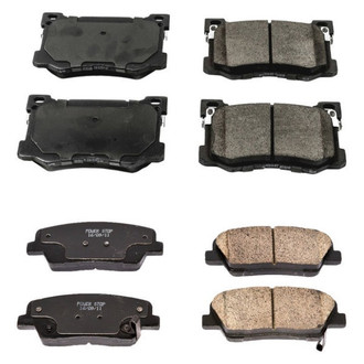PowerStop® - Z16 Evolution Clean Ride Ceramic Front and Rear Disc Brake Pad Set