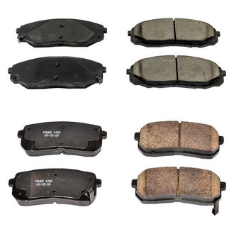 PowerStop® - Z16 Evolution Clean Ride Ceramic Front and Rear Disc Brake Pad Set