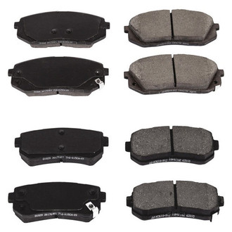 PowerStop® - Z16 Evolution Clean Ride Ceramic Front and Rear Disc Brake Pad Set