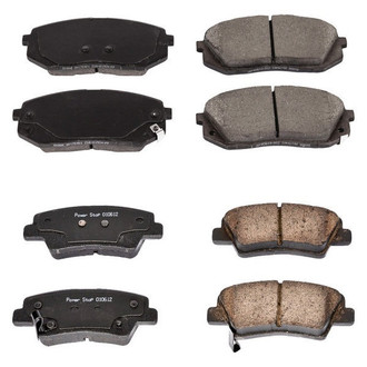 PowerStop® - Z16 Evolution Clean Ride Ceramic Front and Rear Disc Brake Pad Set