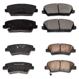 PowerStop® - Z16 Evolution Clean Ride Ceramic Front and Rear Disc Brake Pad Set
