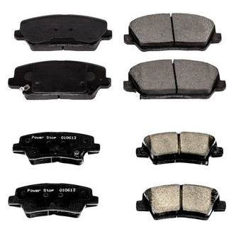 PowerStop® - Z16 Evolution Clean Ride Ceramic Front and Rear Disc Brake Pad Set