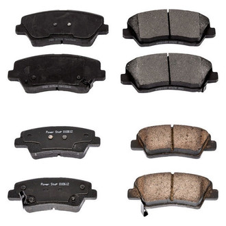 PowerStop® - Z16 Evolution Clean Ride Ceramic Front and Rear Disc Brake Pad Set
