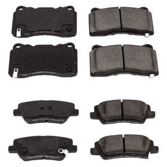PowerStop® - Z16 Evolution Clean Ride Ceramic Front and Rear Disc Brake Pad Set