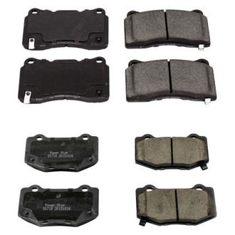 PowerStop® - Z16 Evolution Clean Ride Ceramic Front and Rear Disc Brake Pad Set