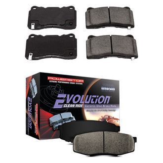 PowerStop® - Z16 Evolution Clean Ride Ceramic Front and Rear Disc Brake Pad Set