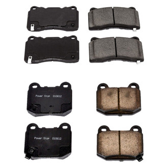 PowerStop® - Z16 Evolution Clean Ride Ceramic Front and Rear Disc Brake Pad Set