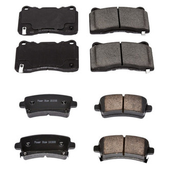 PowerStop® - Z16 Evolution Clean Ride Ceramic Front and Rear Disc Brake Pad Set