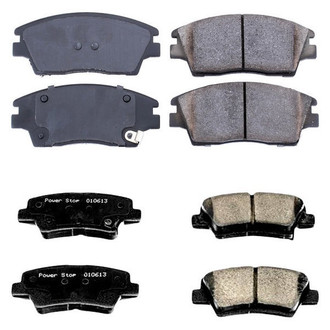 PowerStop® - Z16 Evolution Clean Ride Ceramic Front and Rear Disc Brake Pad Set