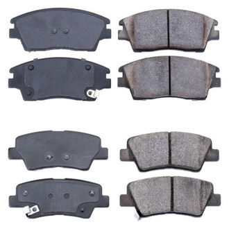 PowerStop® - Z16 Evolution Clean Ride Ceramic Front and Rear Disc Brake Pad Set