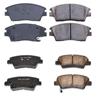 PowerStop® - Z16 Evolution Clean Ride Ceramic Front and Rear Disc Brake Pad Set