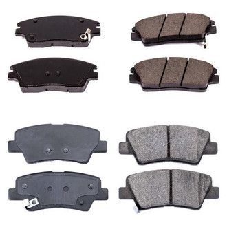 PowerStop® - Z16 Evolution Clean Ride Ceramic Front and Rear Disc Brake Pad Set