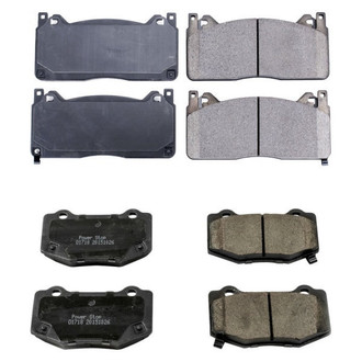 PowerStop® - Z16 Evolution Clean Ride Ceramic Front and Rear Disc Brake Pad Set