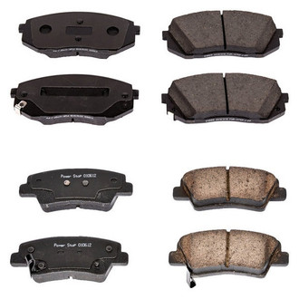 PowerStop® - Z16 Evolution Clean Ride Ceramic Front and Rear Disc Brake Pad Set