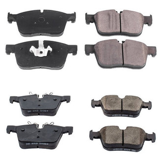 PowerStop® - Z16 Evolution Clean Ride Ceramic Front and Rear Disc Brake Pad Set