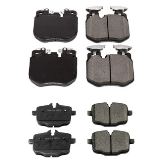 PowerStop® - Z16 Evolution Clean Ride Ceramic Front and Rear Disc Brake Pad Set
