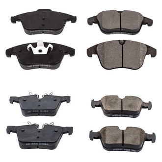 PowerStop® - Z16 Evolution Clean Ride Ceramic Front and Rear Disc Brake Pad Set